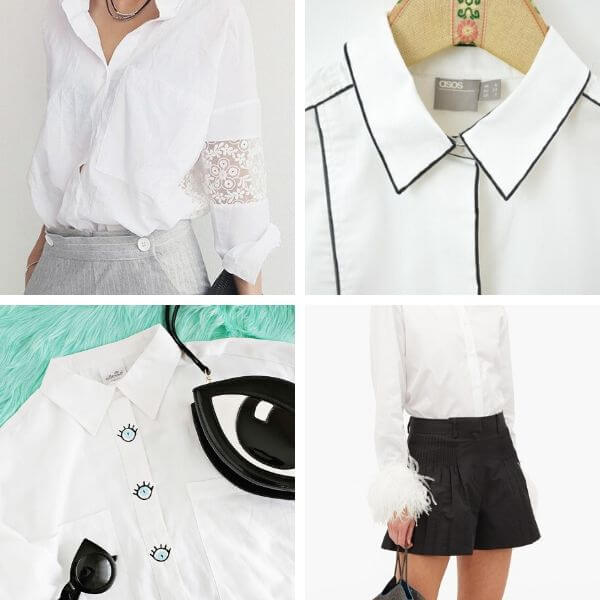 How to upcycle a white button up shirt