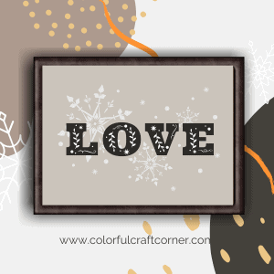 Free Christmas Printable Art - Colorful Craft Corner
