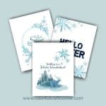 Free Winter Printables Wall Art - Colorful Craft Corner
