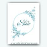 Free Winter Printables Wall Art - Colorful Craft Corner