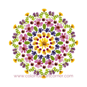 Free Printable Floral Art - Colorful Craft Corner