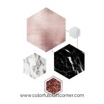 Free Printable Geometric Wall Art for Women - Colorful Craft Corner