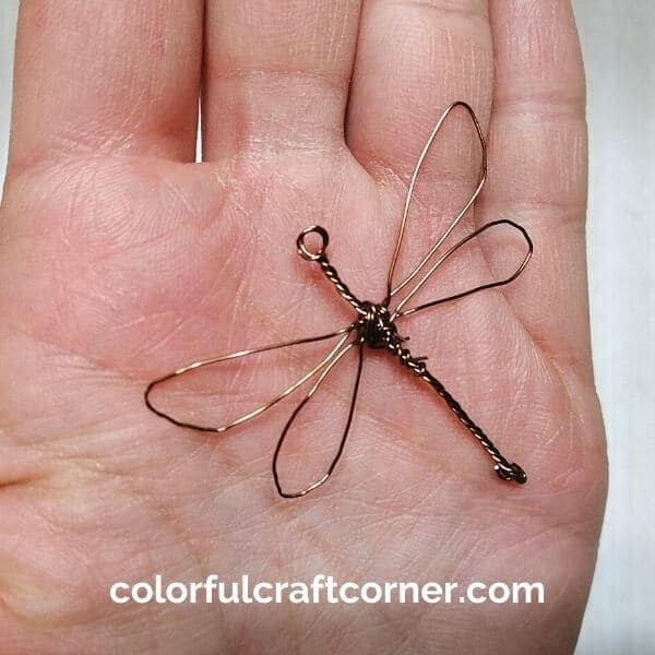DIY wire dragonfly