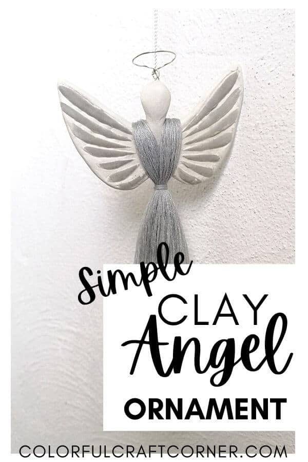 clay angel ornament
