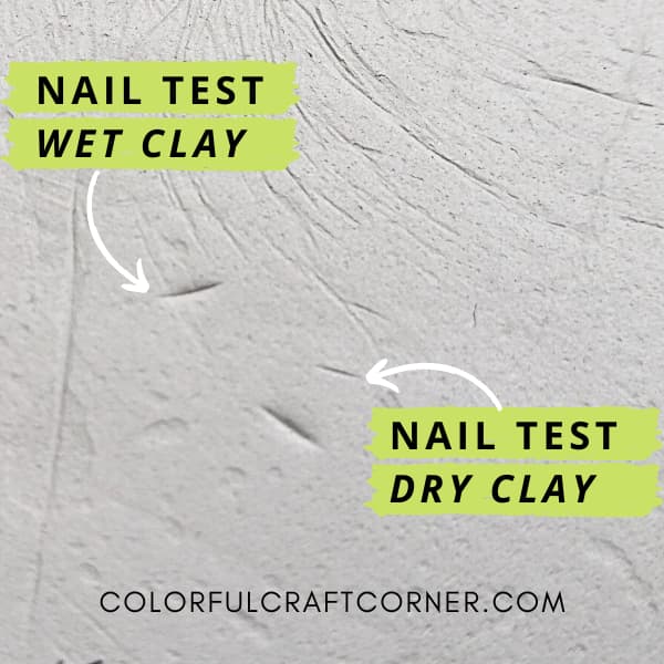 NAIL TEST ON DRY CLAY