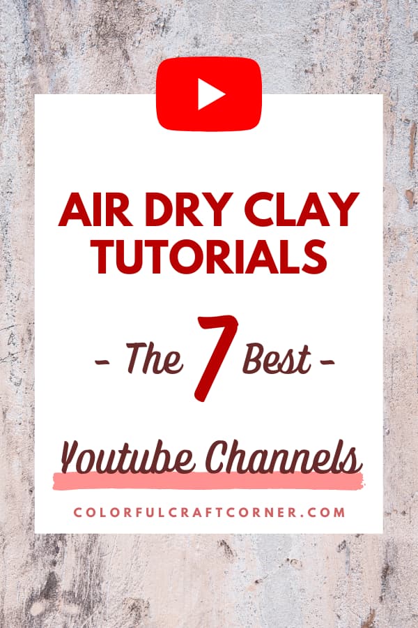 air dry clay on youtube