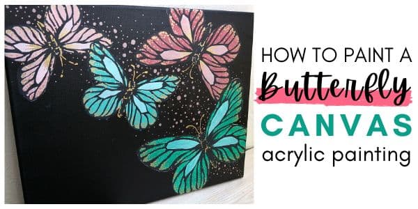 how to paint a butterfly