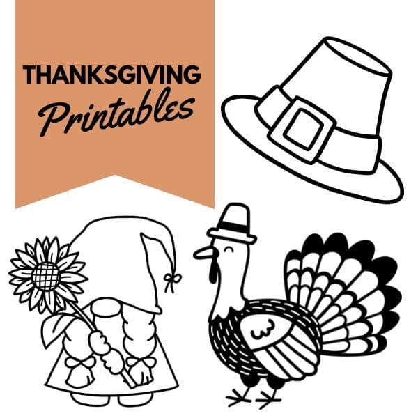 Thanksgiving shrinky dink traceable patterns