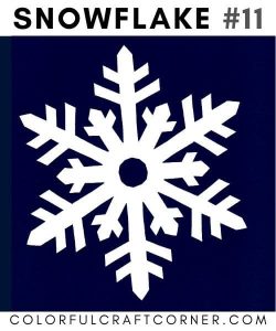 20 Printable Snowflake Patterns (Free PDF) - Colorful Craft Corner