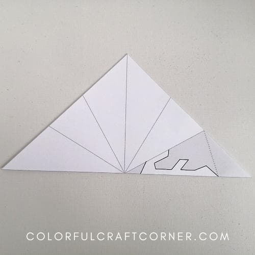 paper snowflake folding