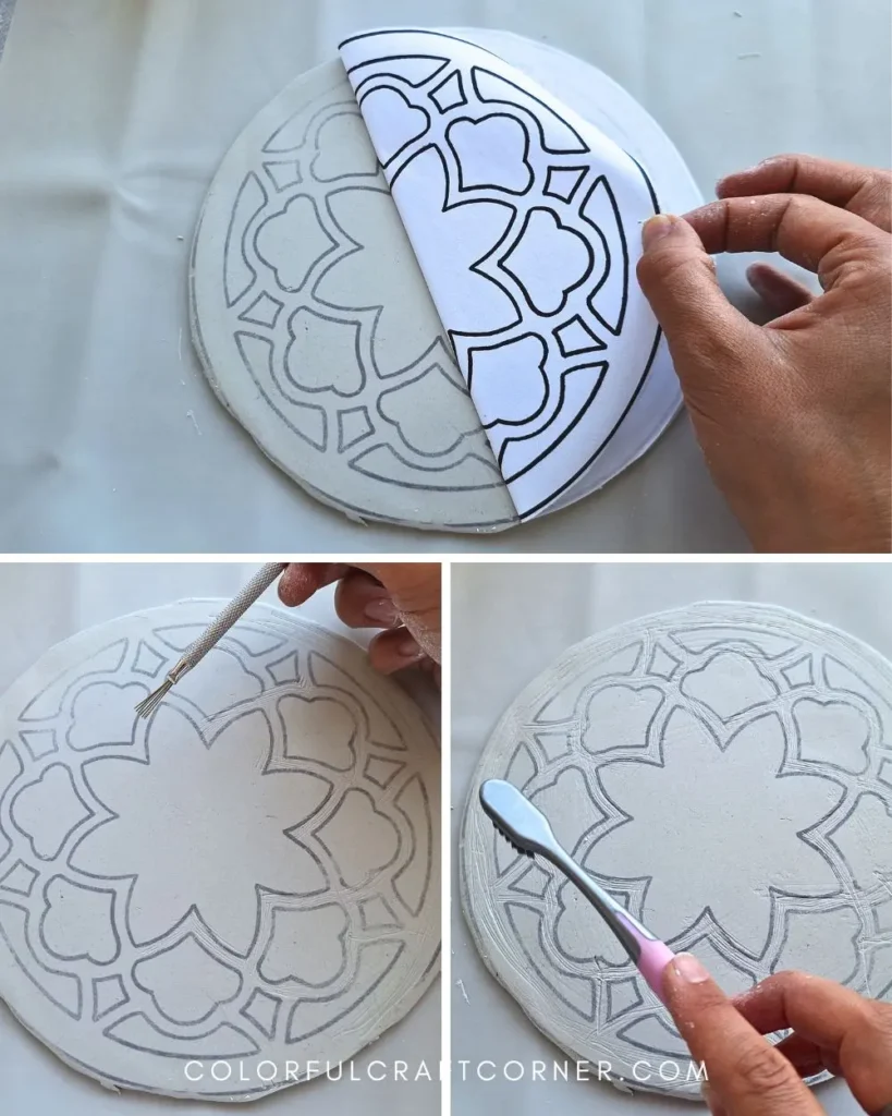 air dry clay photo transfer